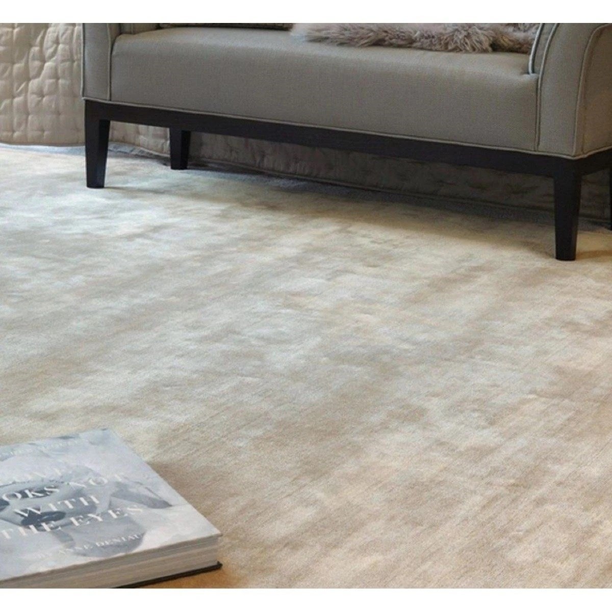 Tapis de salon fait main TITANE 120x170 cm - 2