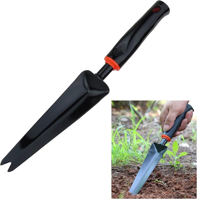 Coltello da diserbo, tagliaerba professionale con manico, sgorbia da diserbo in acciaio inossidabile, attrezzo da giardino ideale