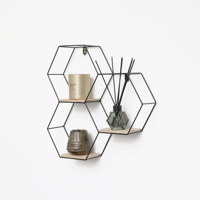 20 Ideas Geniales Para Construir Una Repisa Hexagonal Y Decorar Tu Casa