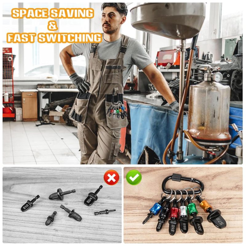 Kit de dudgeonnage pour tuyaux en cuivre de climatisation (12 outils, tige incluse, diamètres : 1/4'', 3/8'', 1/2'', 5/8'', 3/4'', 7/8'') - 2