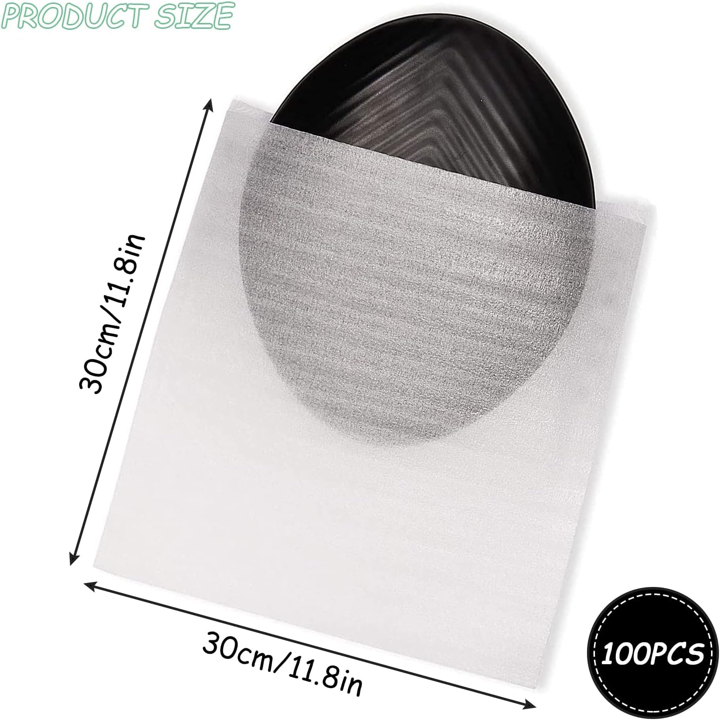 Feuilles Mousse Papier Bulle Déménagement Carton pour Vaisselle Carton Demenagement Verres Plats Assiettes (100PCS) - 2