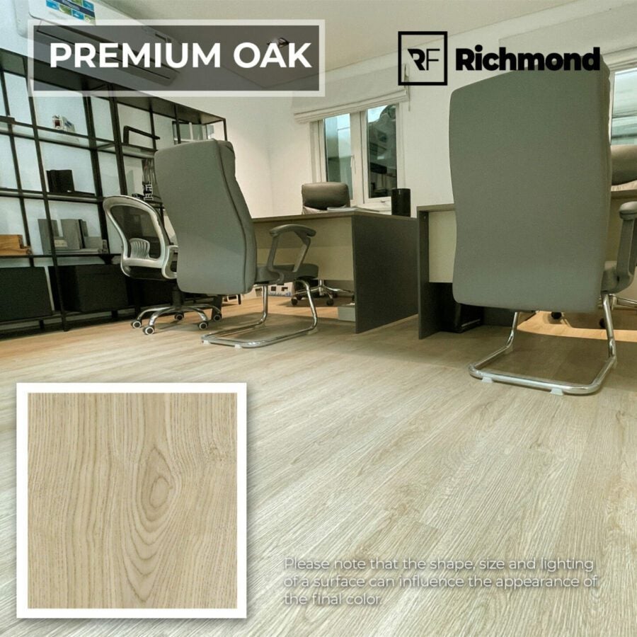 Suelo Vinílico SPC Clásico ROBLE Premium Eco Click 1220X183x5,5mm ...