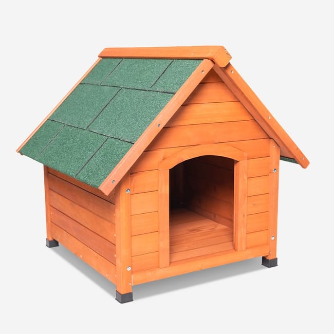 Leroymerlin Cuccia cani in legno casetta da esterno taglia media 85x101x85 Linus