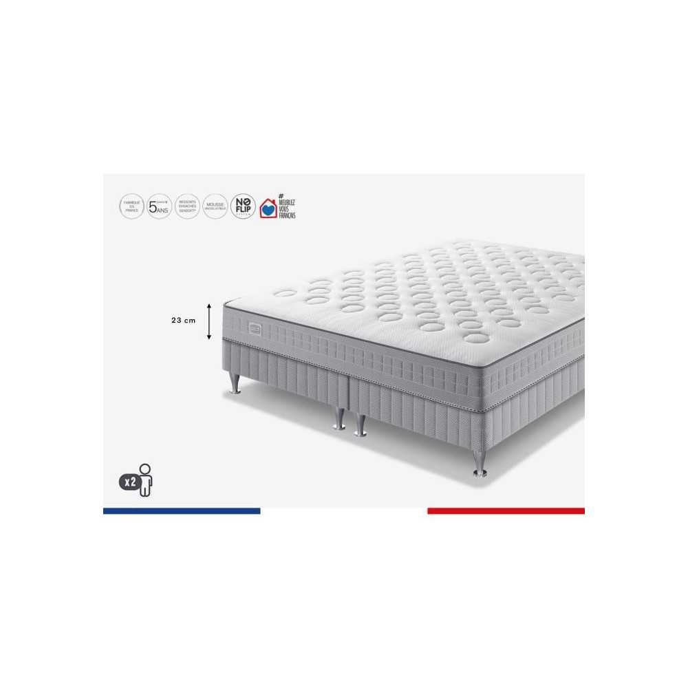 Matelas + sommier Ressorts 160x200 cm SIMMONS PACK POWER XL