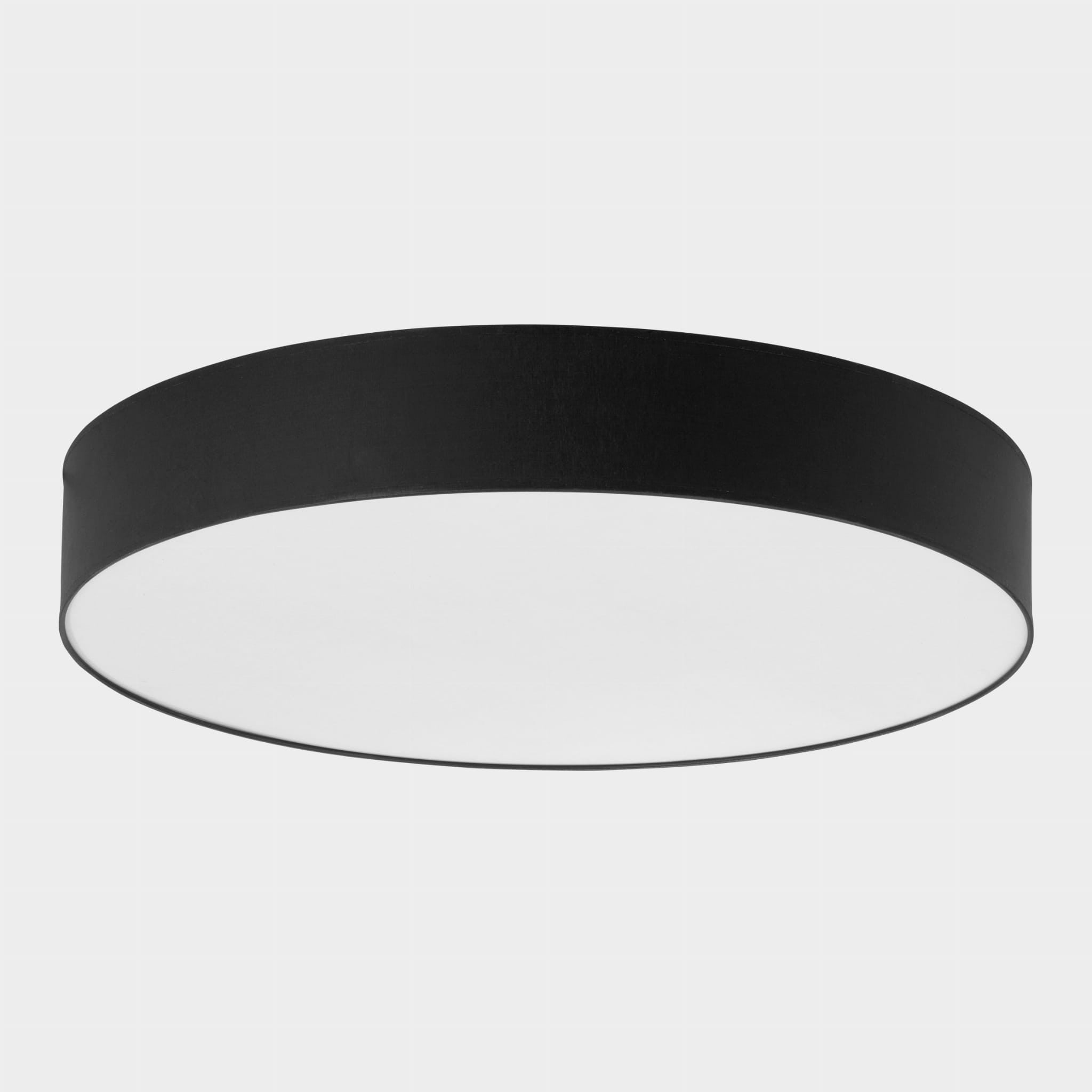 Plafon Rondo okrągły biało-czarny 6xE27x15W wym: 15 x 78 cm IP20 tkanina TK Lighting