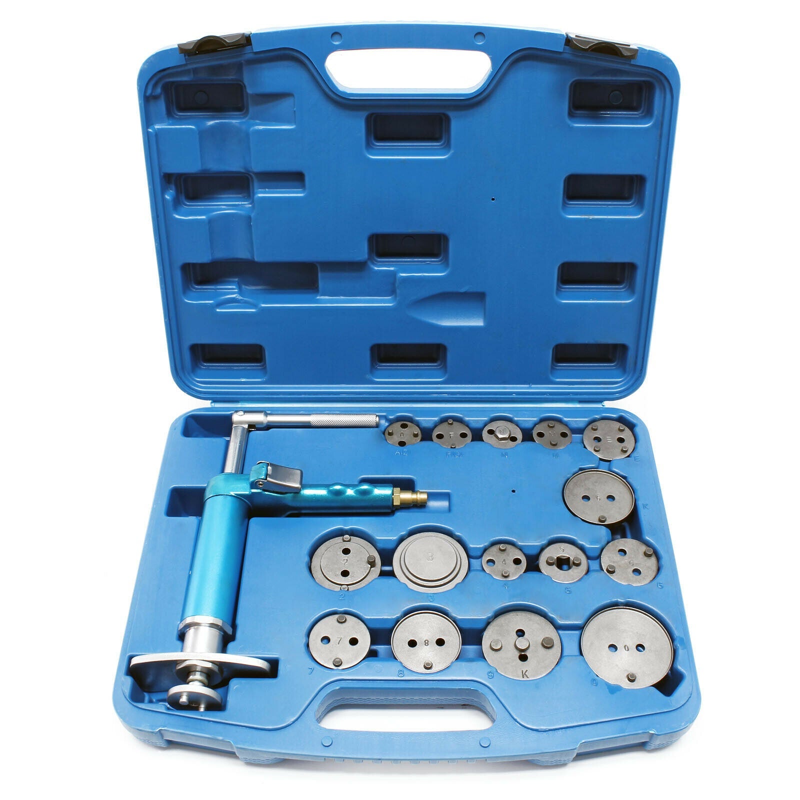 Wiltec Kit Repousse-Piston Étriers De Frein 16 Pièces - Outil Pneumatique Complet En Coffret