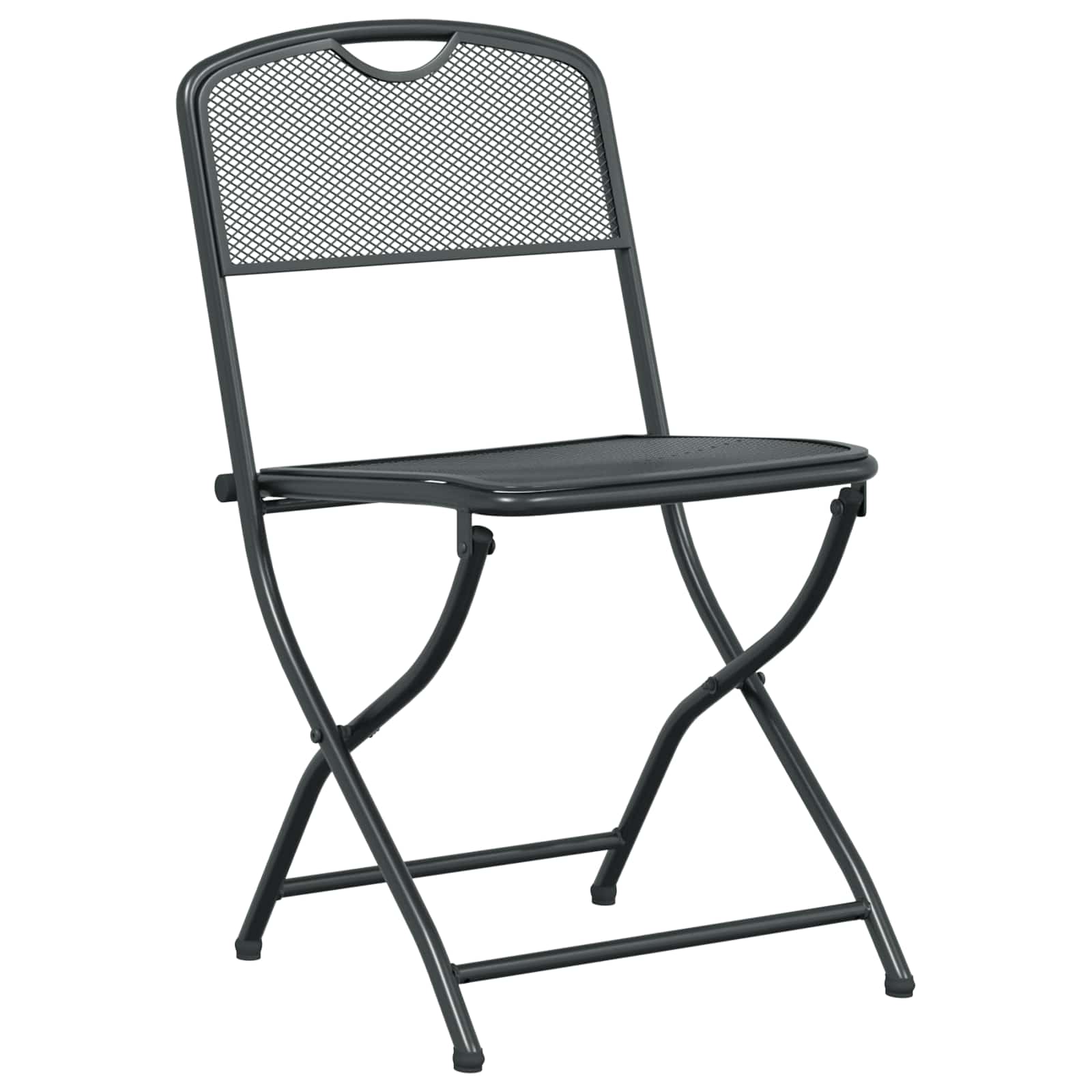 Juego de muebles de exterior 7 pcs Gris antracita vidaXL - 5