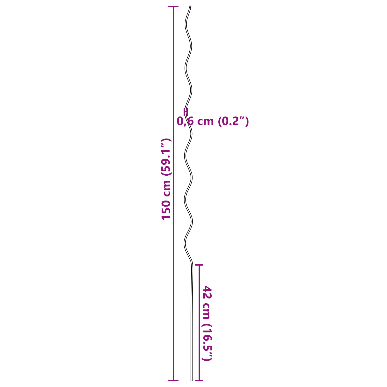 Jardinière | Supports de plantes en spirale 5 pcs 150 cm Acier CFW20347 - 8