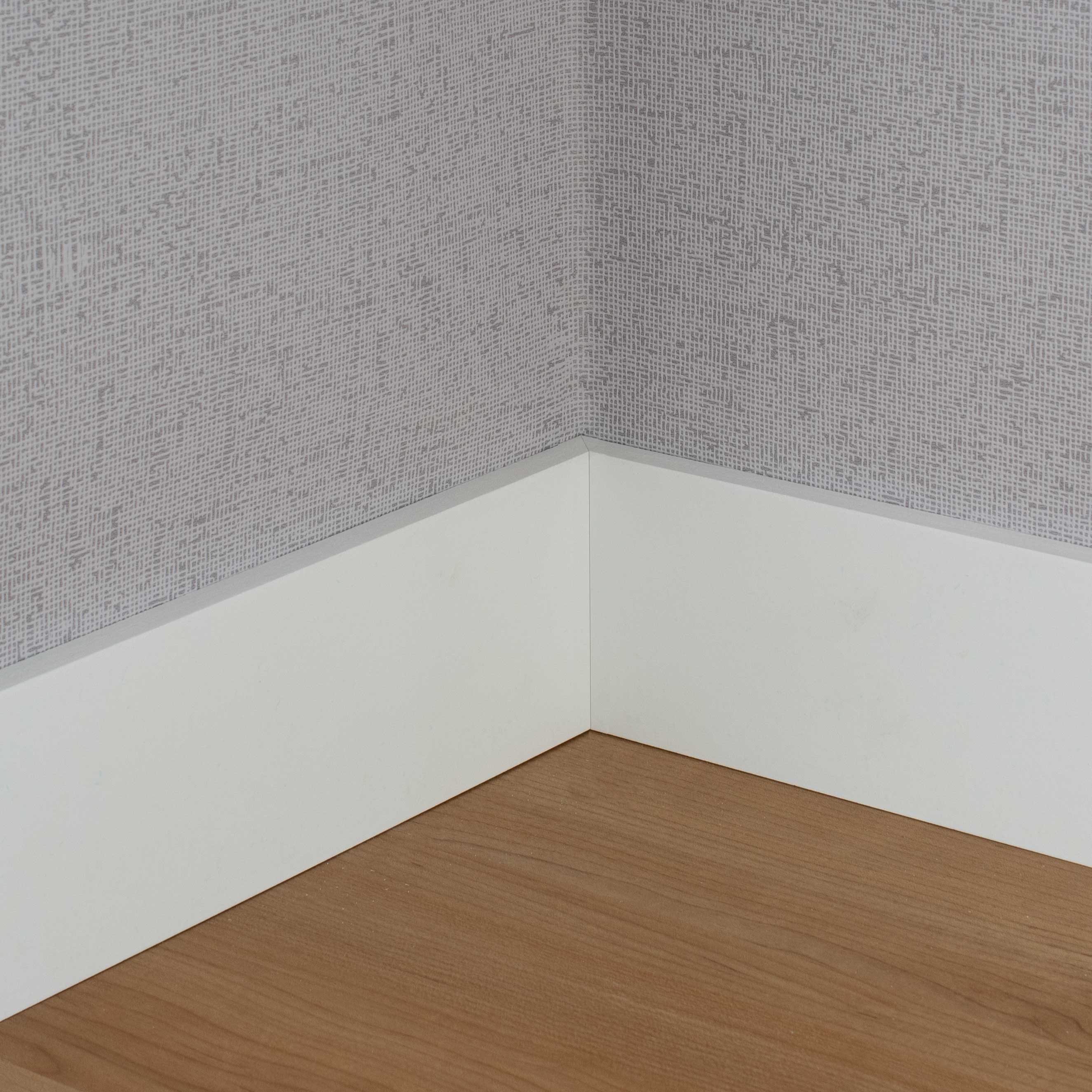 PROVISTON Plinthe 12 x 100 x 2440 mm MDF Hydro Prépeint Plinthe carré lot de 5 - 7