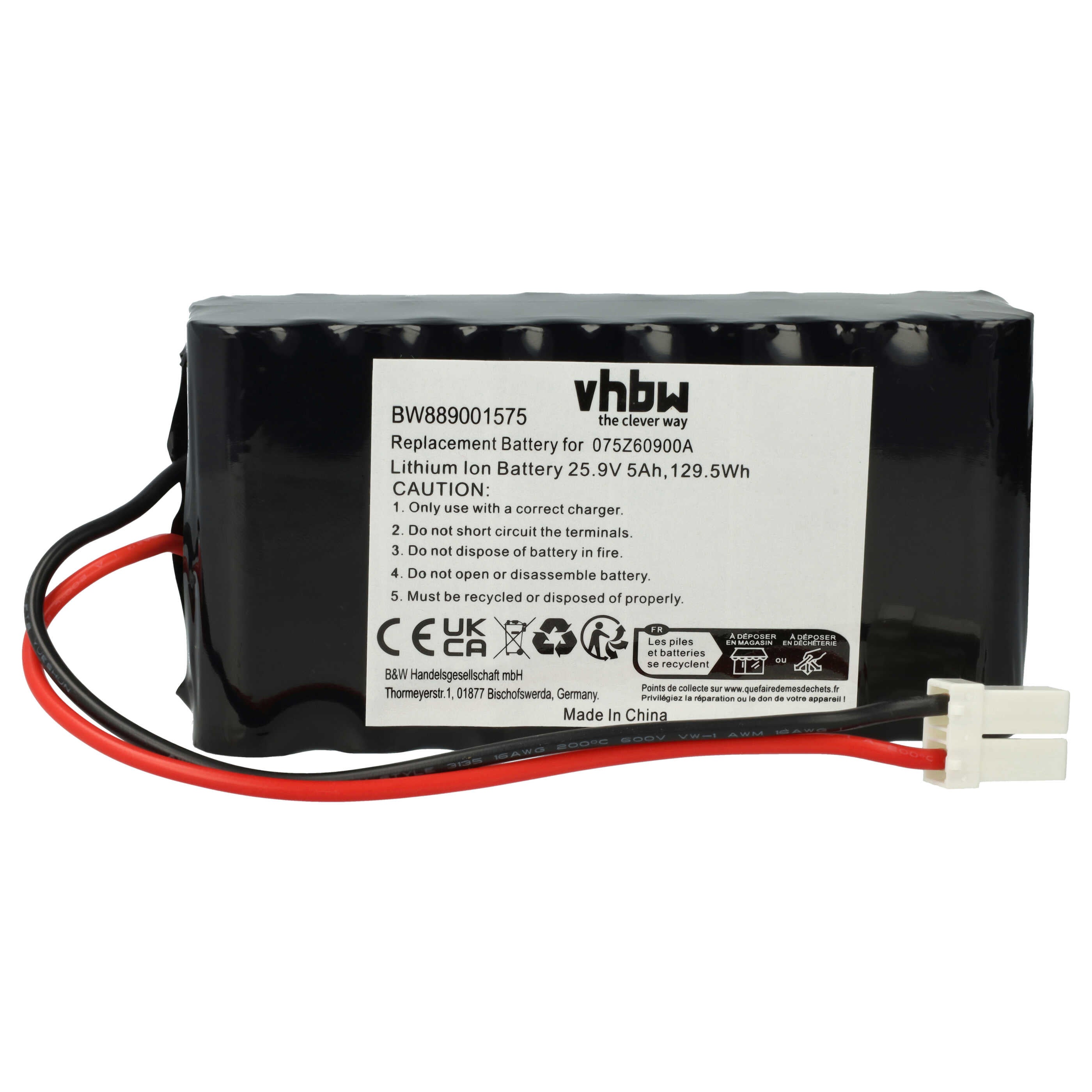 Vhbw Batterie compatible avec Dewalt DCF815S2, DCHJ061, DCHJ061B, DCHJ060B, DCHJ060C1, DCHJ060