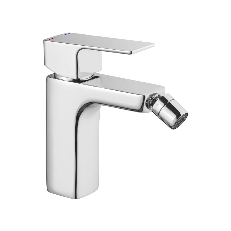 Bateria Bidetowa Kran do Bidetu Prysznic bidetka INVENA Nyks Srebrny