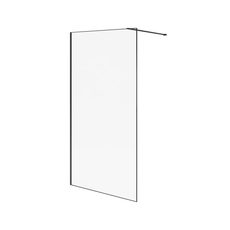 Ścianka prysznicowa ULTRA SLIM T90 BLACK Durasan 90cm czarna 1 szt.