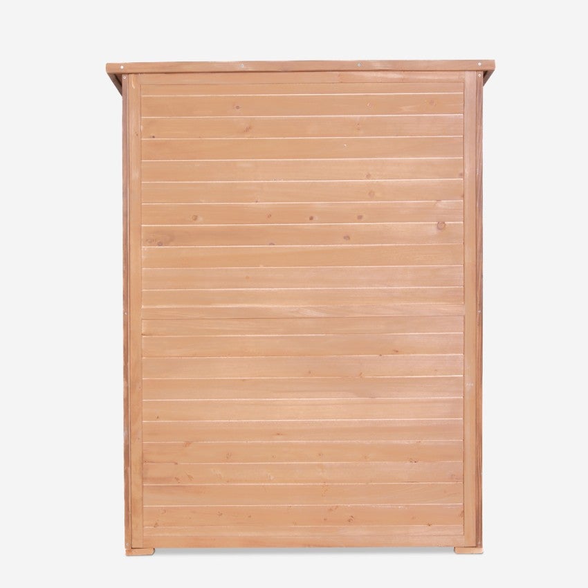 Cabane en bois pour outils de jardin 111x51x142 Smew - 7