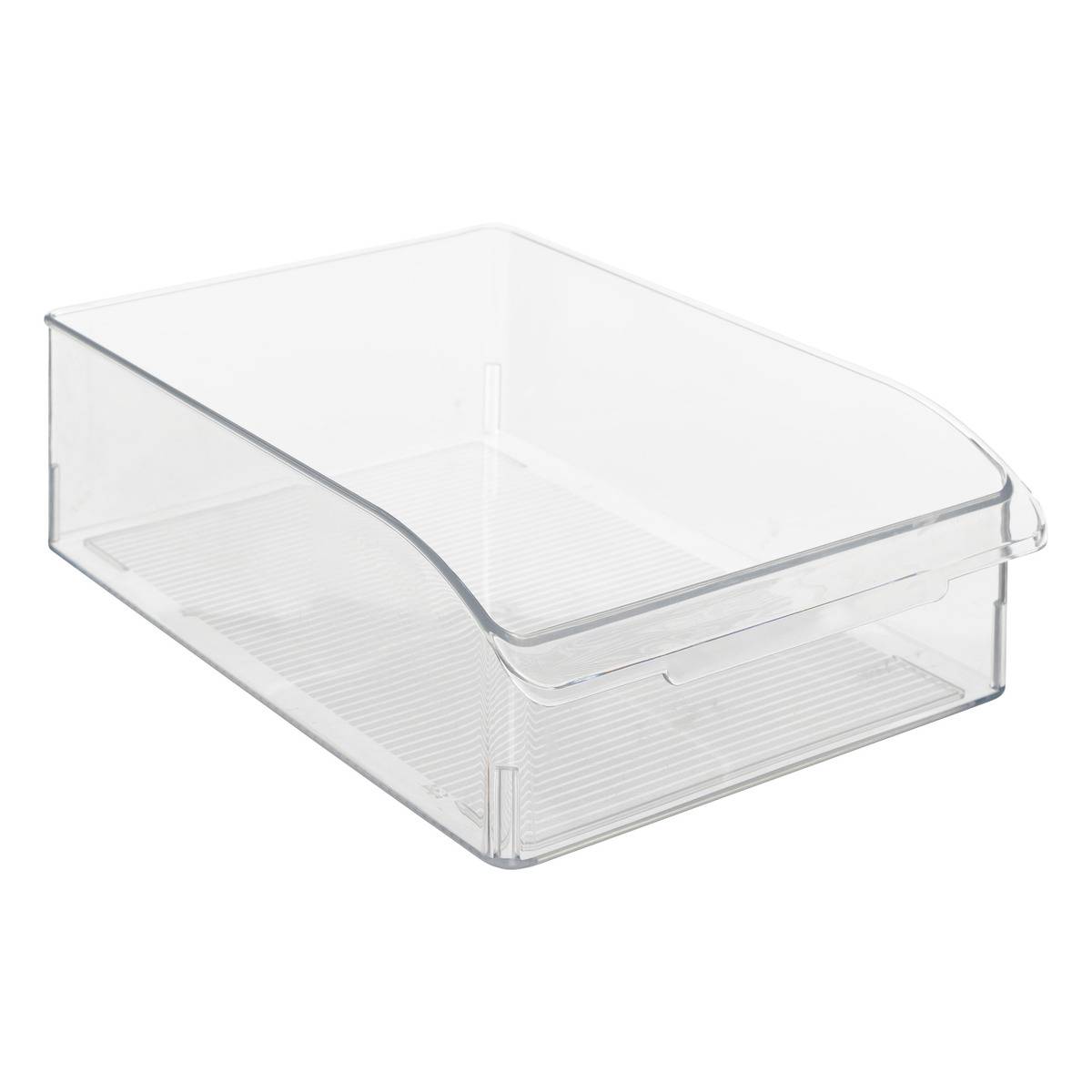Zestaw 3 organizerów Smart Fridge do lodówki transparentny - 3