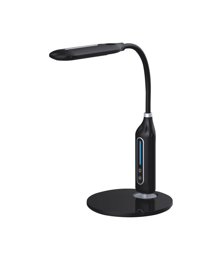 Trade Shop - Lampada Da Tavolo Scrivania Led Luce Touch Snodabile Dimmerabile 3 Modalita' - - 2