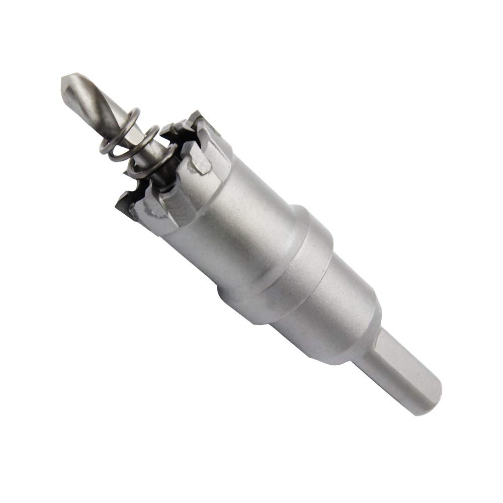 Wytrzymała otwornica bimetalowa z węglików spiekanych 7/8" (22 mm) do wycinania otworów w stali nierdzewnej
