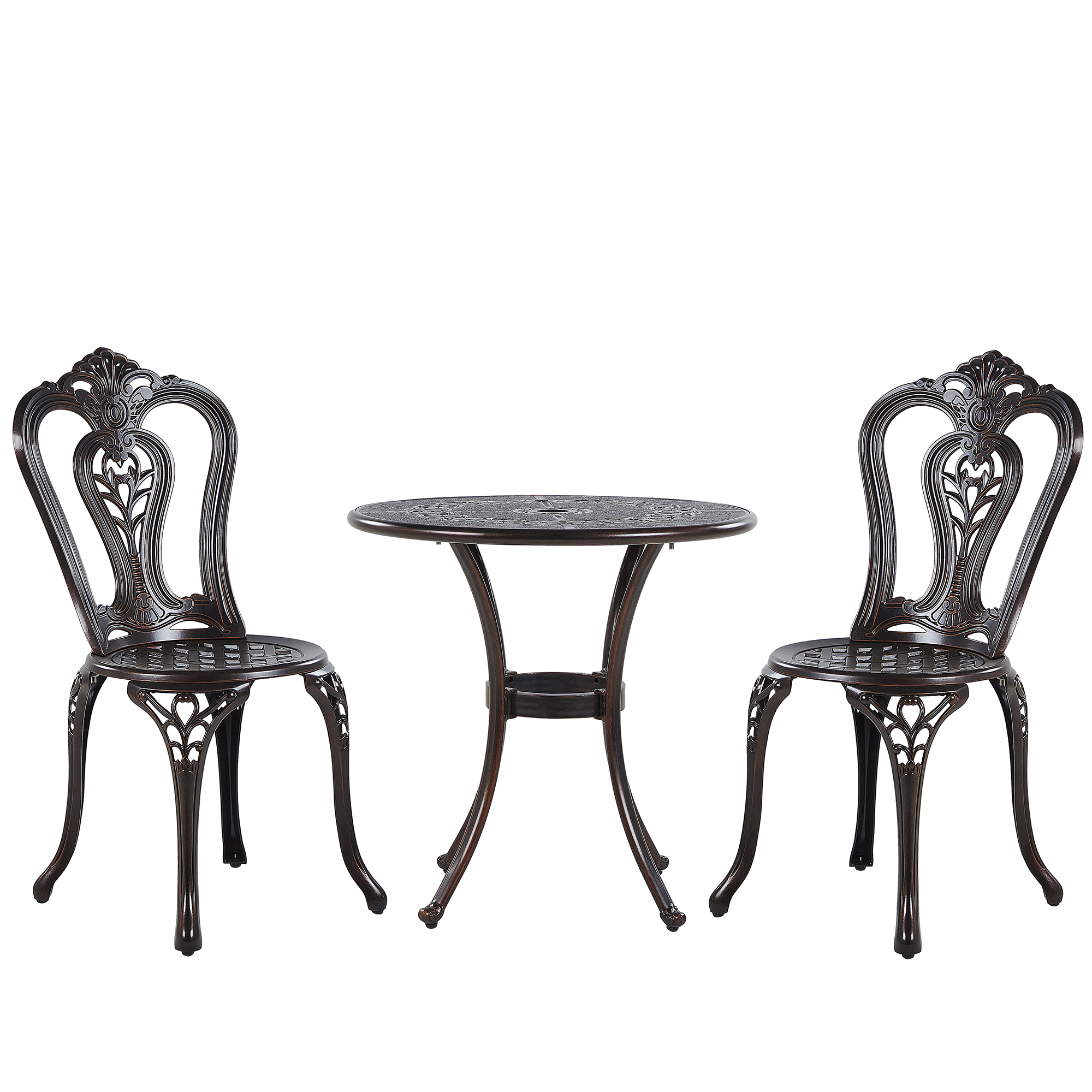 Set mobilier de grădină BOVINO Metal Maro închis