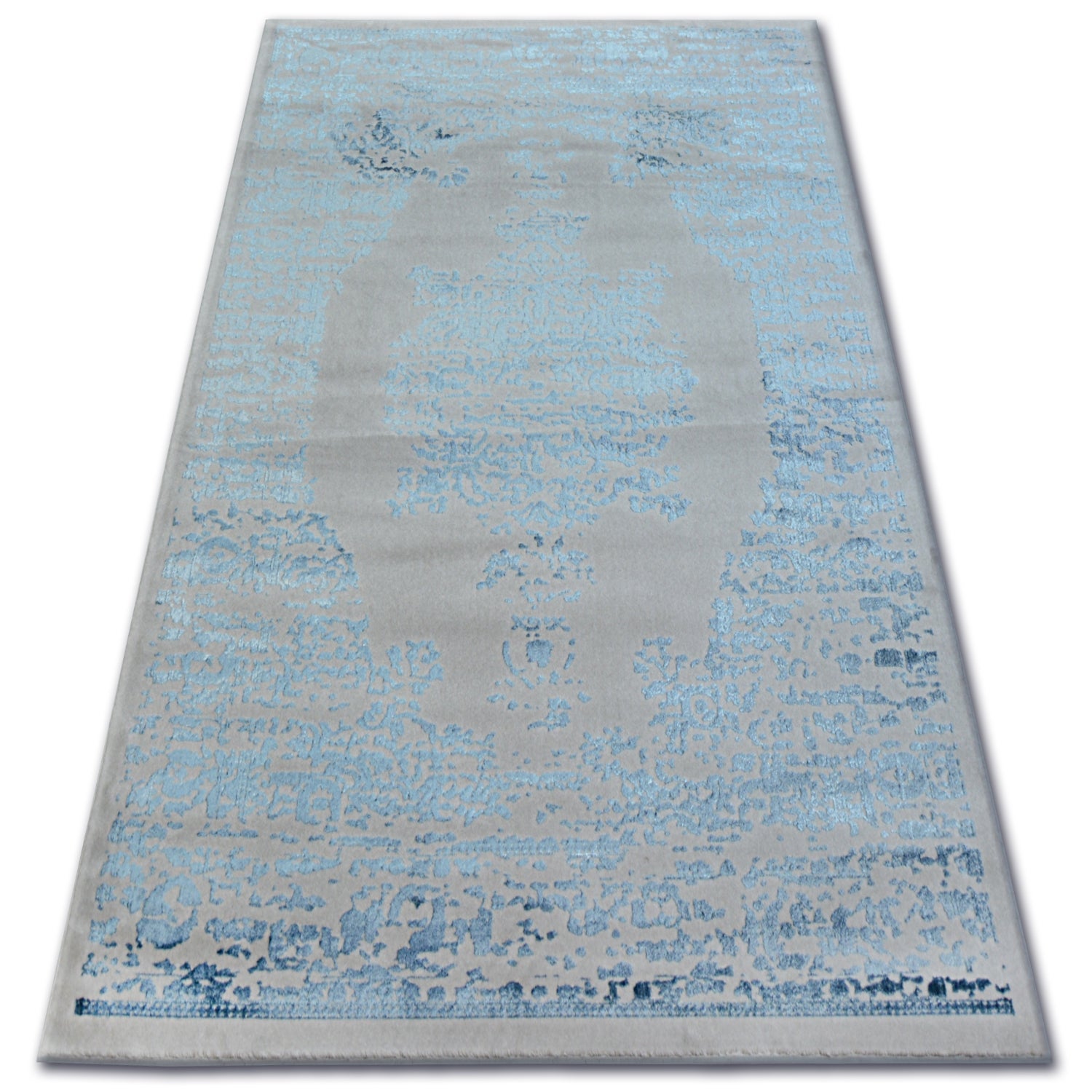 Dywan AKRYL MANYAS 0917 Grey/Blue 80x150 cm
