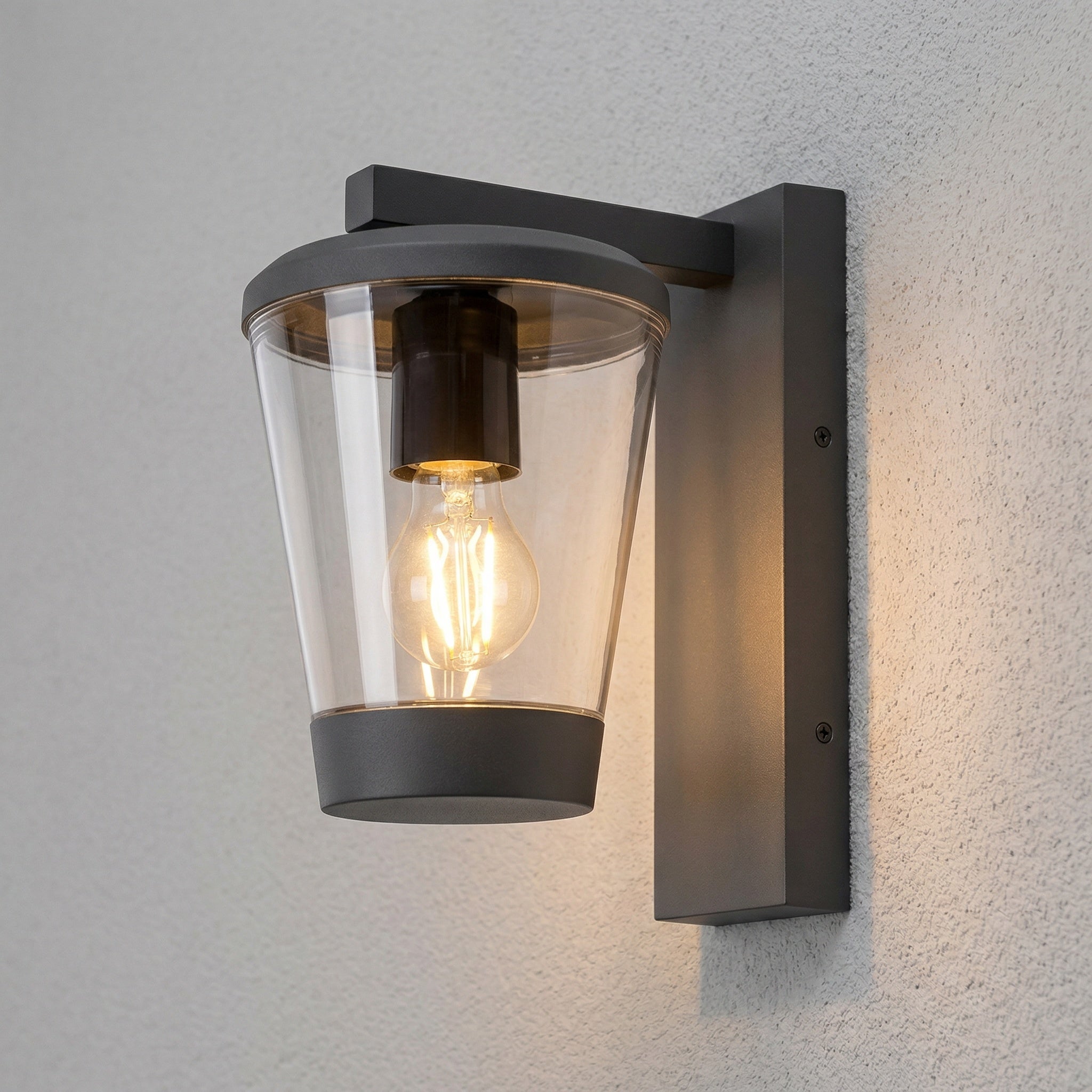 Kinkiet zewnętrzny Savano antracyt 1xE27x40W wym:28x16x23cm IP44 Rabalux