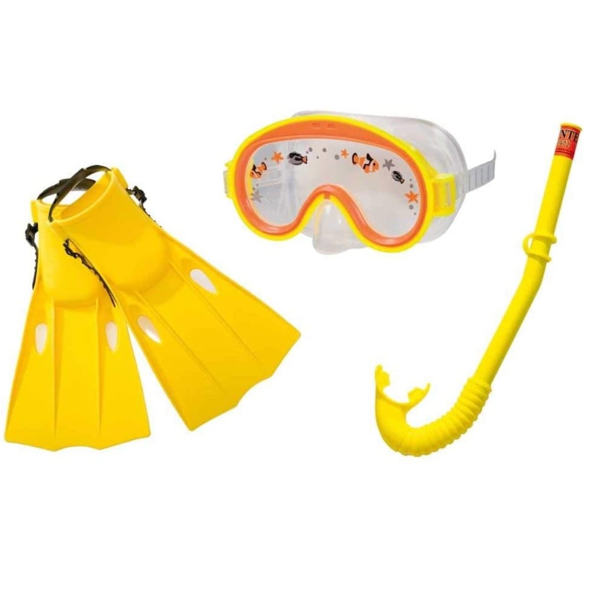 INTEX 55959 Surf Rider Kit de plongée Tuba, Masque et Palmes Taille