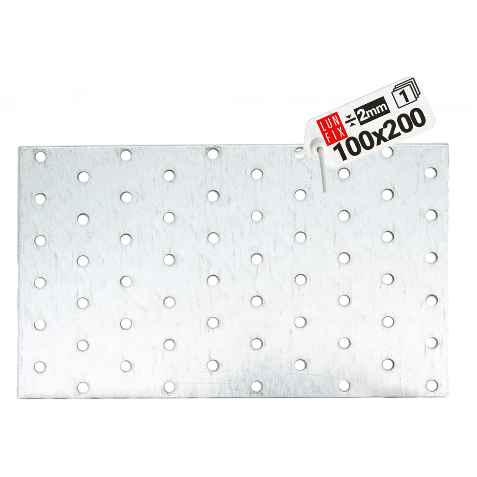 Płytka perforowana 100x200x2 mm 1szt.