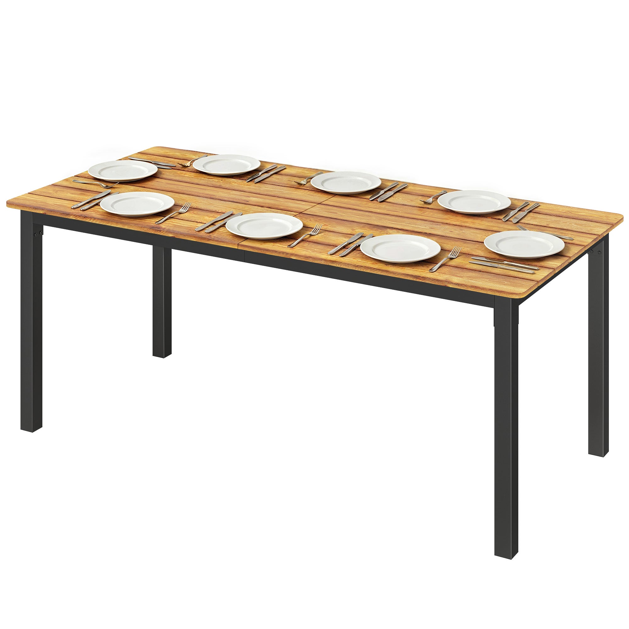 Table jardin rectangulaire 6-8 personnes dimensions 180x86cm - 2