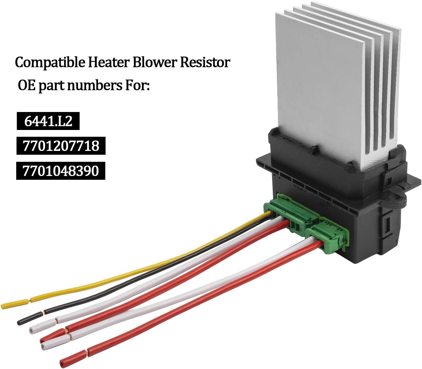 Résistance Chauffage Scenic 2+ - Compatible pour Mégane, Twingo, Modus, C5, Ventilation Clim Automatique - 2
