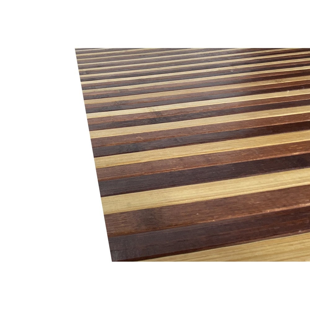 TAPIS de CUISINE WOODY en BOIS de BAMBOU OMBRAGÉE faire dorer sur toutes les tailles Cm. 50x100 - 4