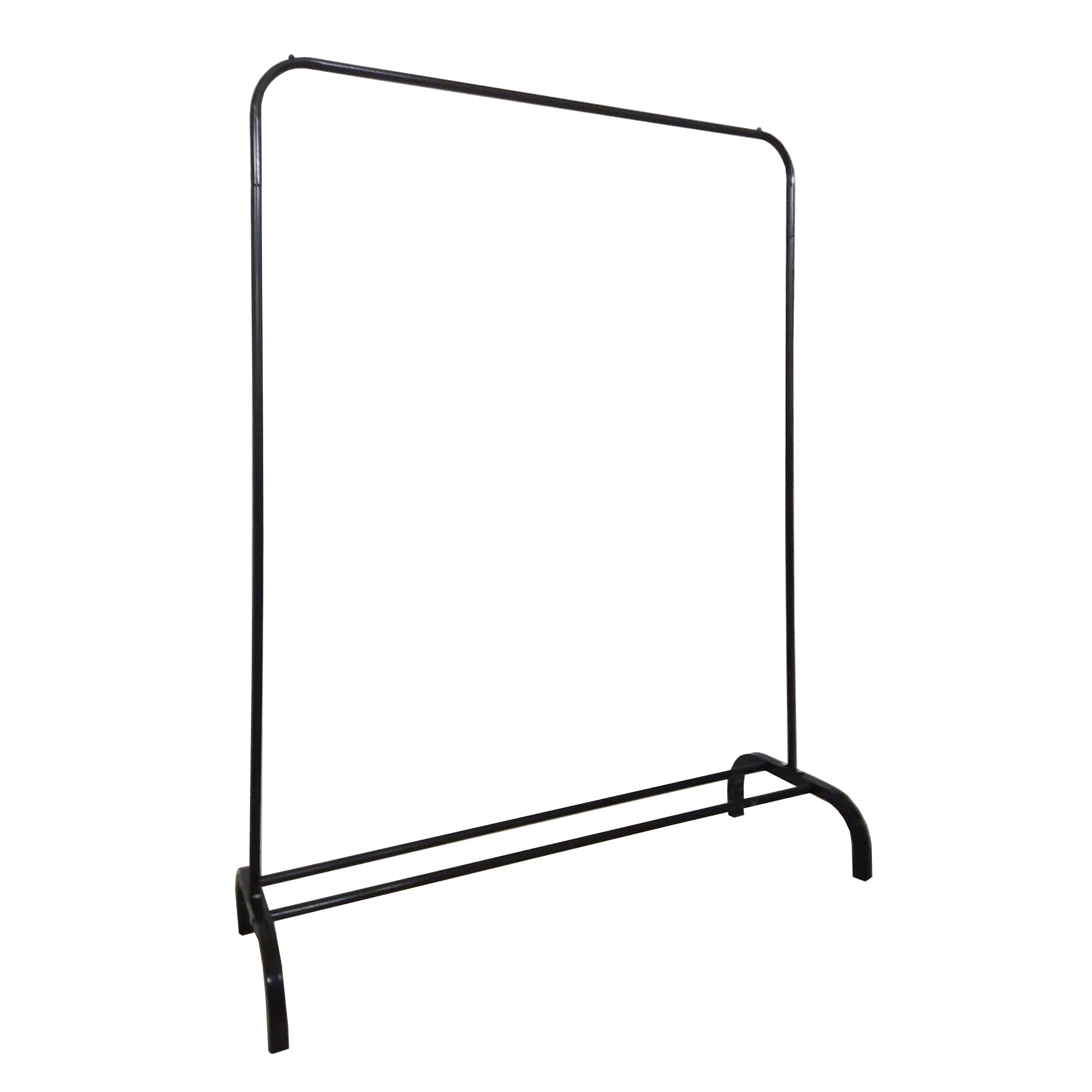 Porte-Manteau à Vêtements sur pied Metal 150x110x40 Noir Nyana Home - 3