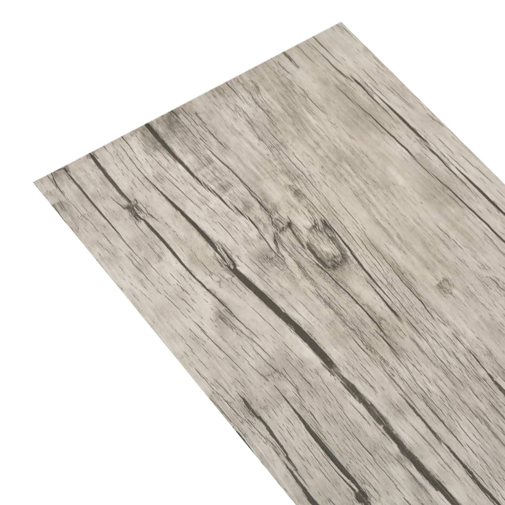 Lamas para suelo de pvc autoadhesivas | tarimas de suelo | tarimas autoadhesivas 5,02 m² 2 mm roble cfw32099