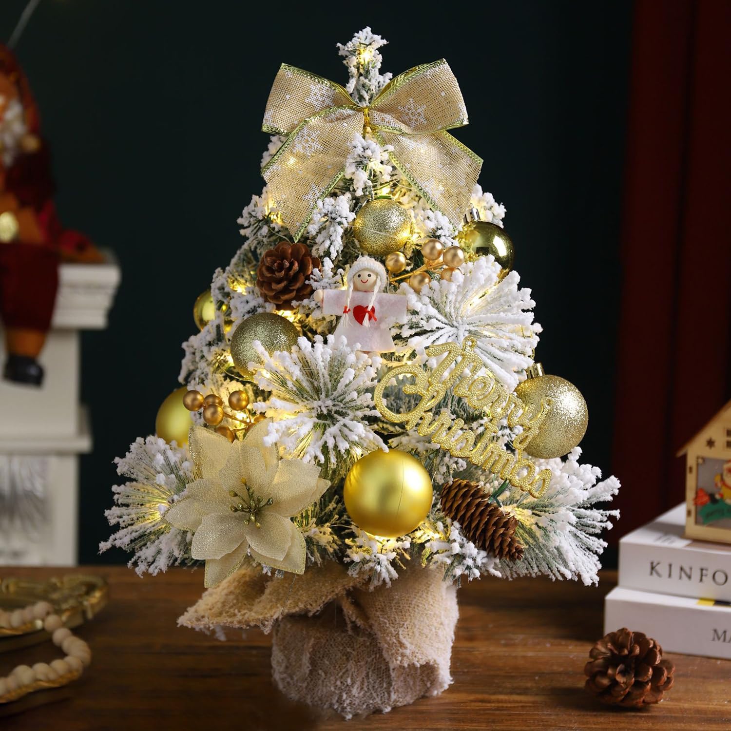 45 centimetri Albero Illuminato LED Decorazioni di Pasqua Ornamenti Alimentazione Batteria di Nozze Primavera Party Forniture
