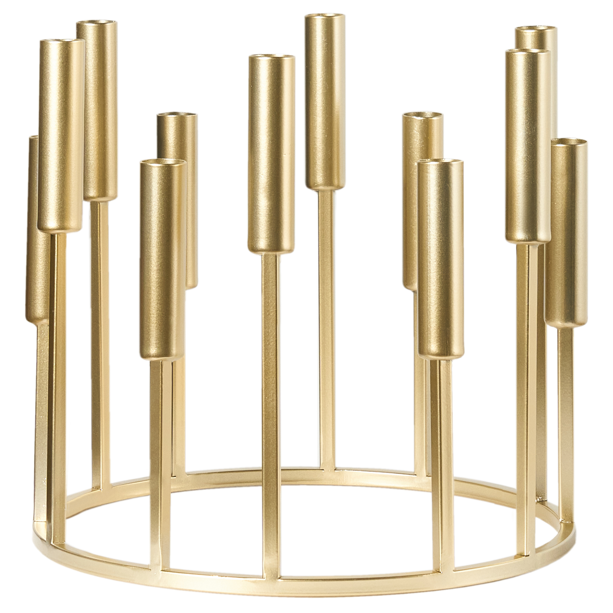 Suport de lumânări TRAFARIA Metal 26 cm Auriu