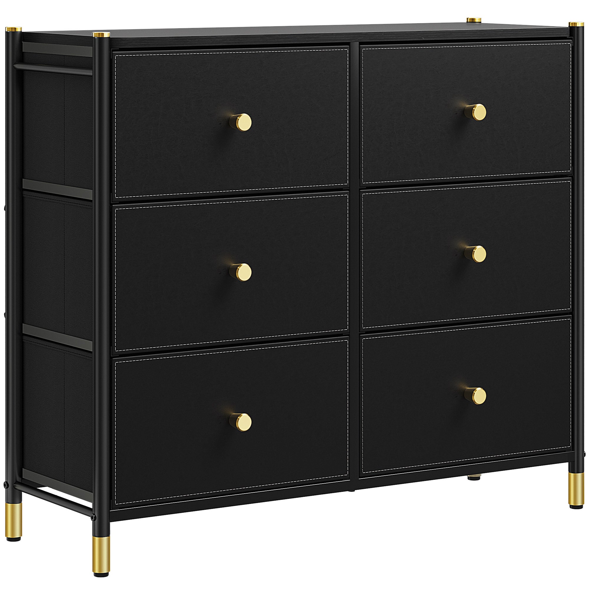 YITAHOME Commode à tiroirs en Tissu et Grand Espace de Rangement ...