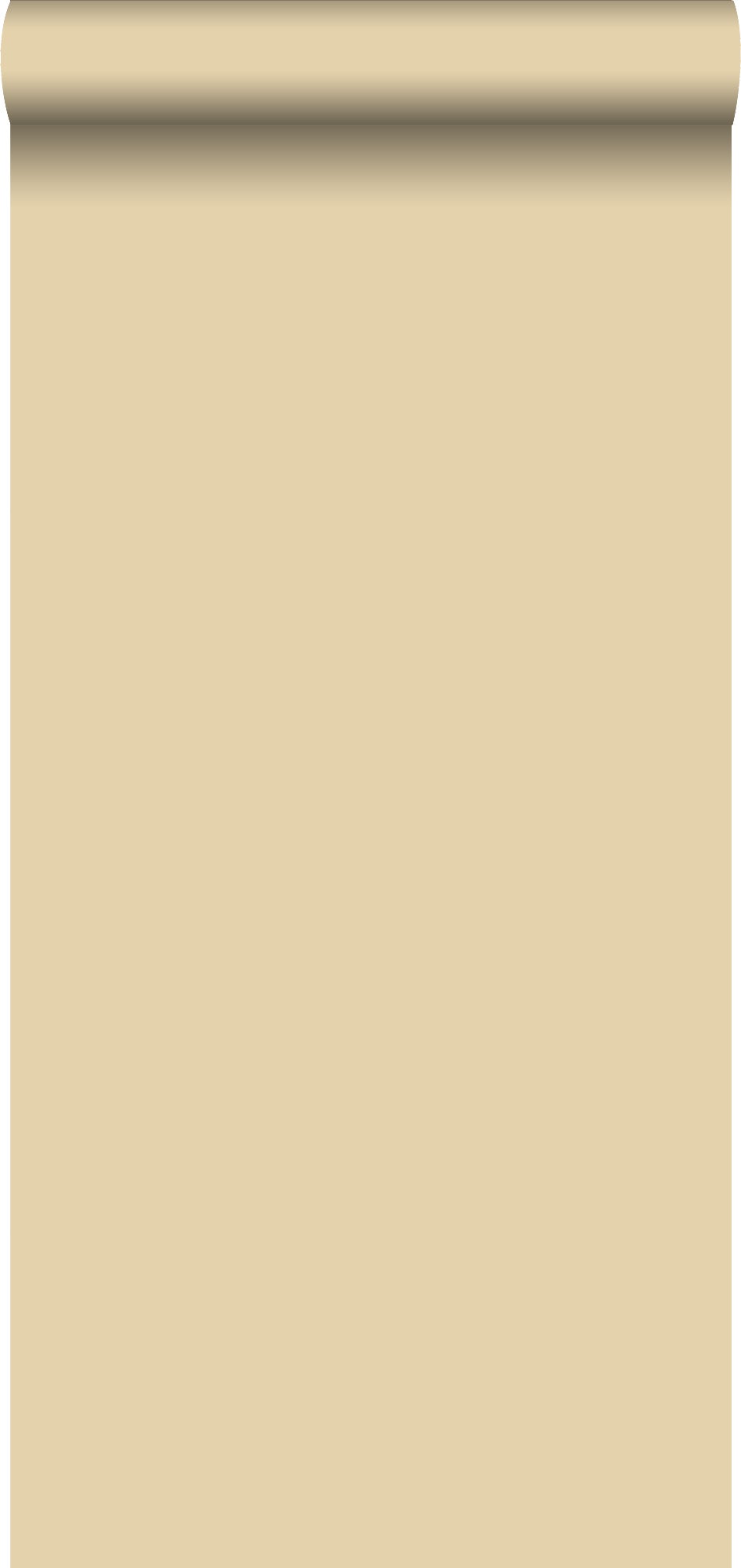 Tapeta zwykły beżowym - 53 cm x 10.05 m - ESTAHOME