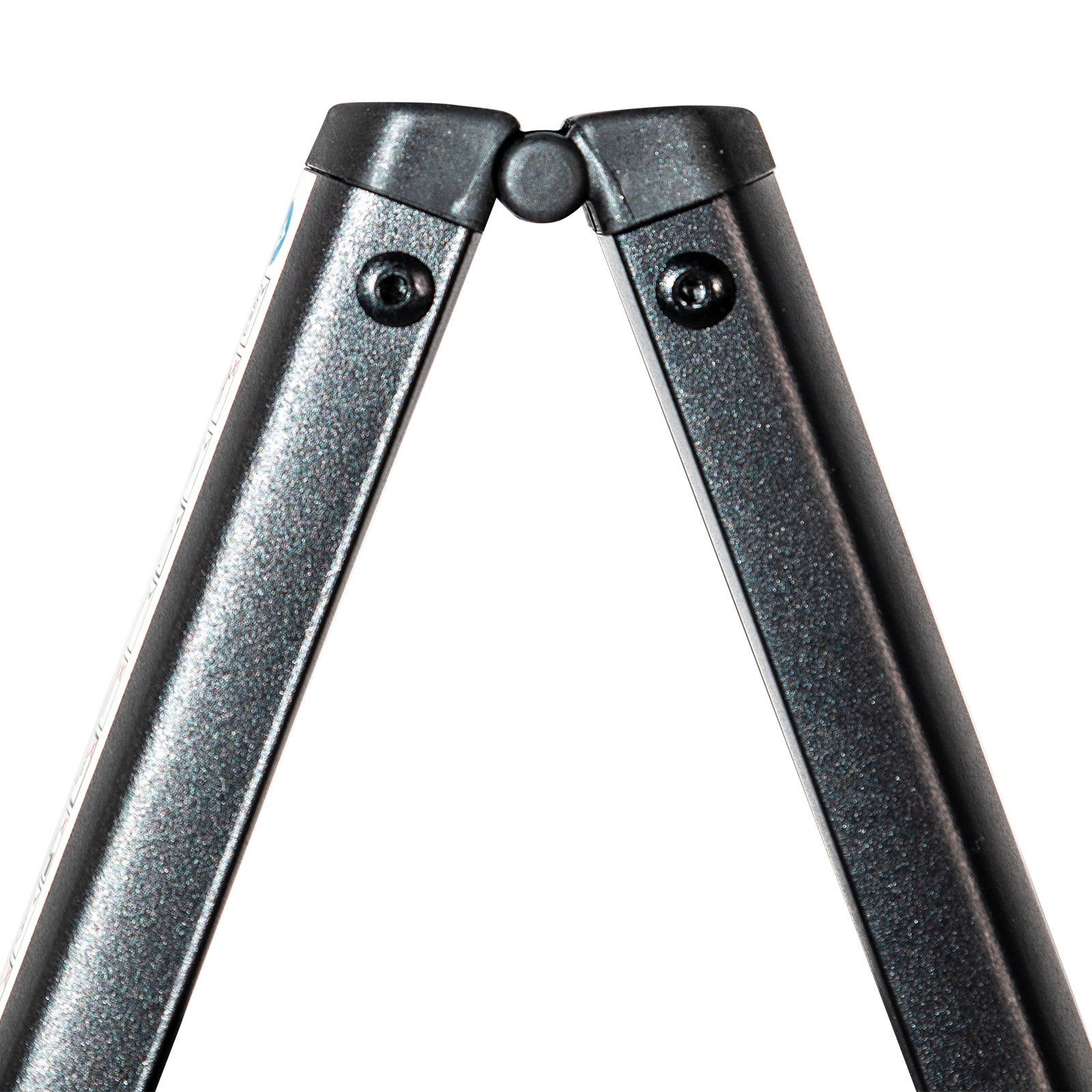 HOSTRÖM Escabeau 2 marches FOLDPACT2, Marche pied pliable, Design ultra-compact, Marches larges 17,5 cm, Acier, Etagère temporaire, Garantie 5 ans - 9