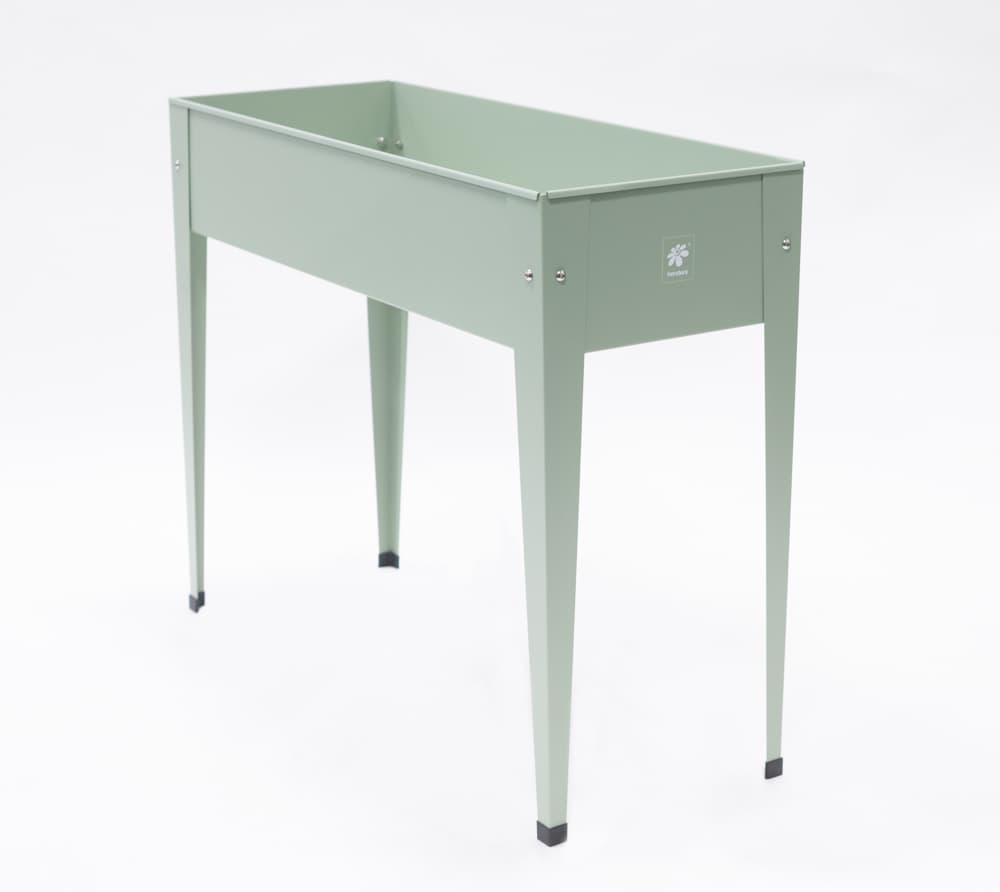 GUSTA GARDEN Sammy Salad bac surélevé Vert foncé - Bac surélevé Balcon et Jardin - pour la Culture de salades - avec système d'arrosage - Réservoir d'eau 15 L et Volume de