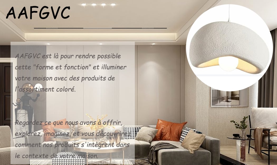 Suspension Moderne pour Salle à Manger Cuisine Îlot Lumière Couloir Lampe Suspendue E26 ,Style Nid D'oiseau Forme Luminaire(40cm, Blanc) - RW - 5