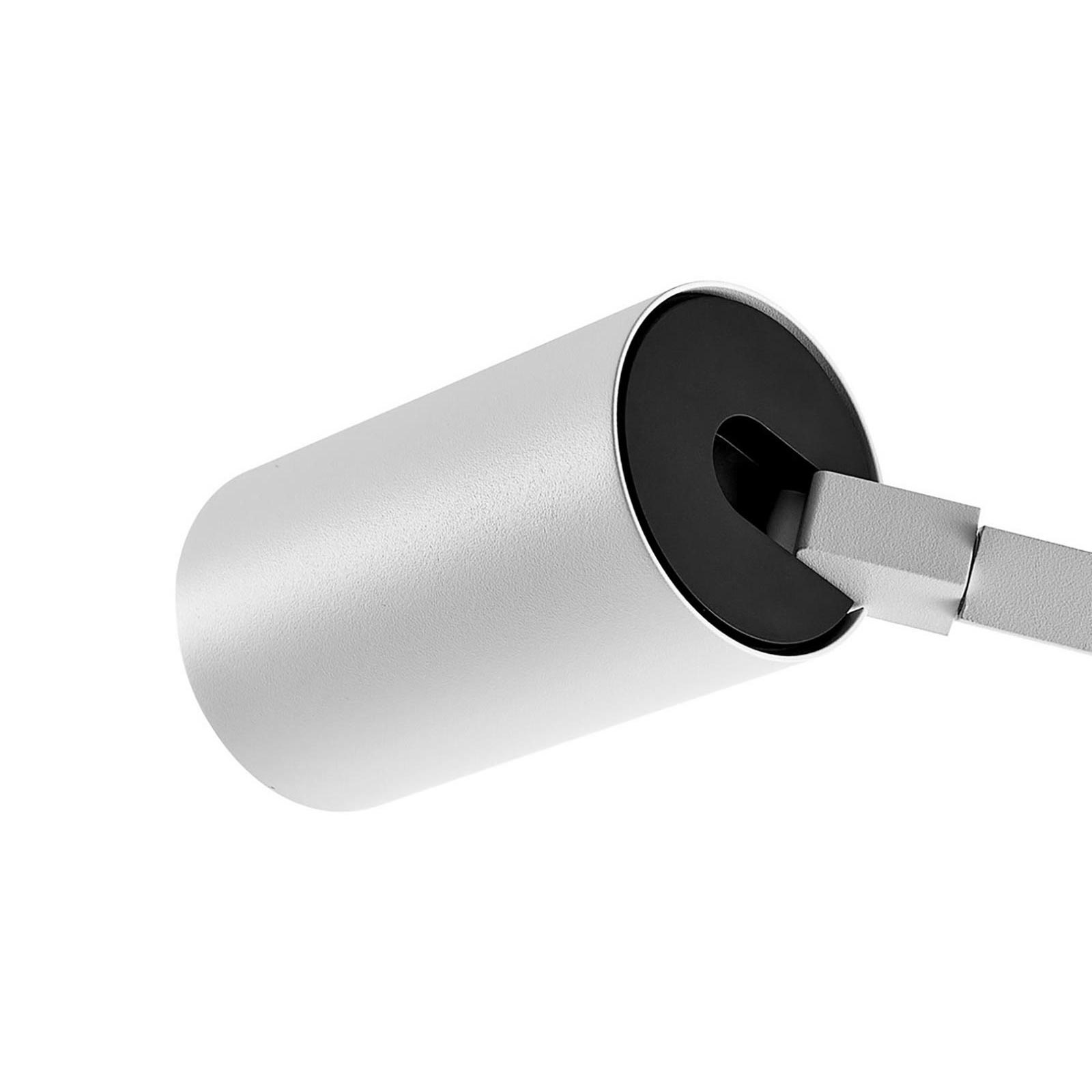 Piantana LED da terra elegante design moderno lampada pavimento GU10 luce orientabile salotto ufficio camera albergo 230V COLORE BIANCO - 5