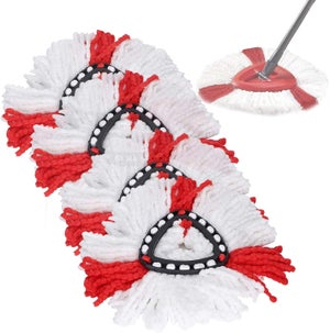 Testine Lavabili Per Mop A Sgomitolio Testine Di Ricambio In Microfibra Per O-Cedar Spin Mop - Facili Da Pulire, Confezione Da 5 Pezzi Cecotec Aspirapolvere