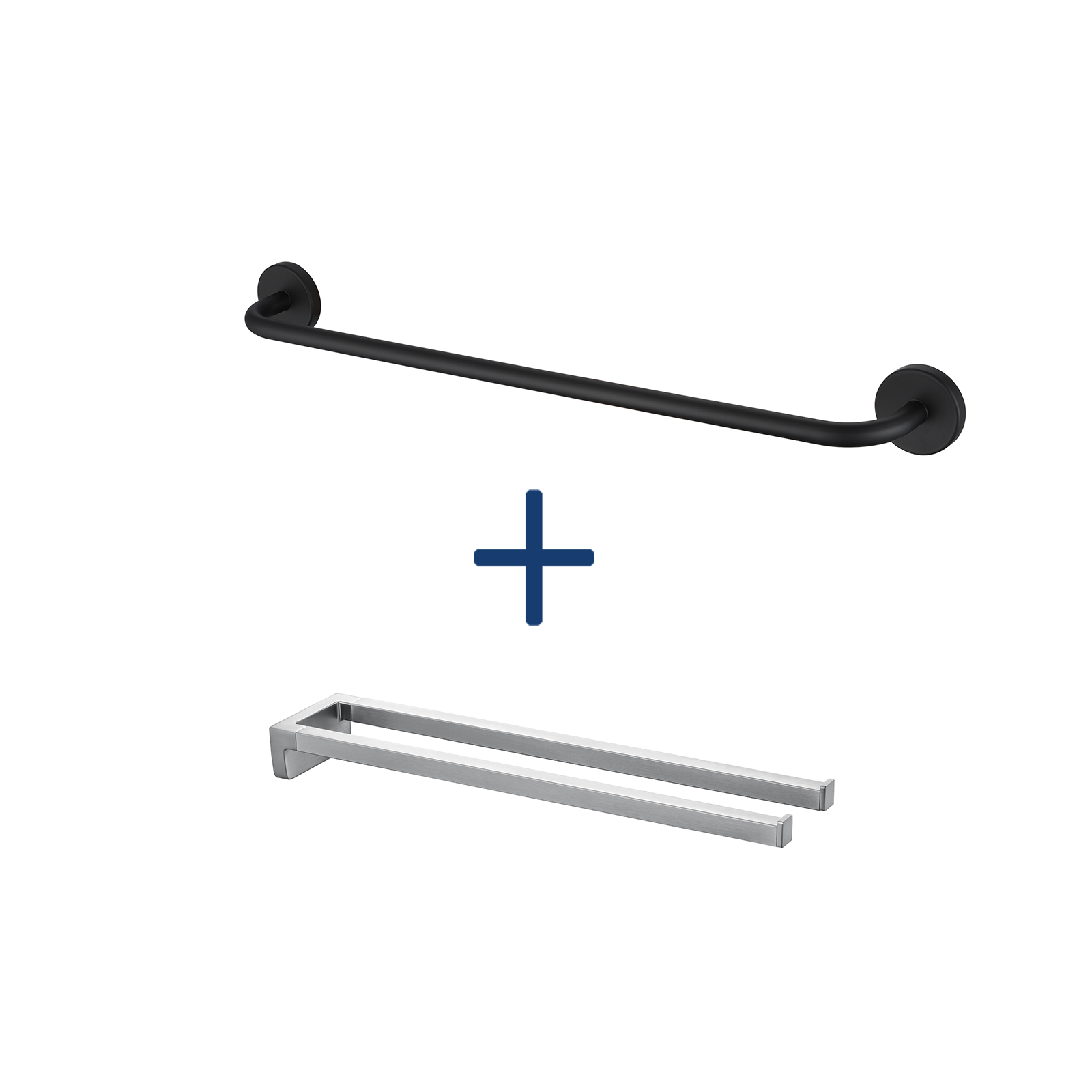 Mumbi Ganci Porta Asciugamani Autoadesivi In Acciaio Inox Spazzolato – Set Da 6 Pezzi, 50x50mm, Adesivi Per Piastrelle, Vetro, Legno, Senza Fori - 2