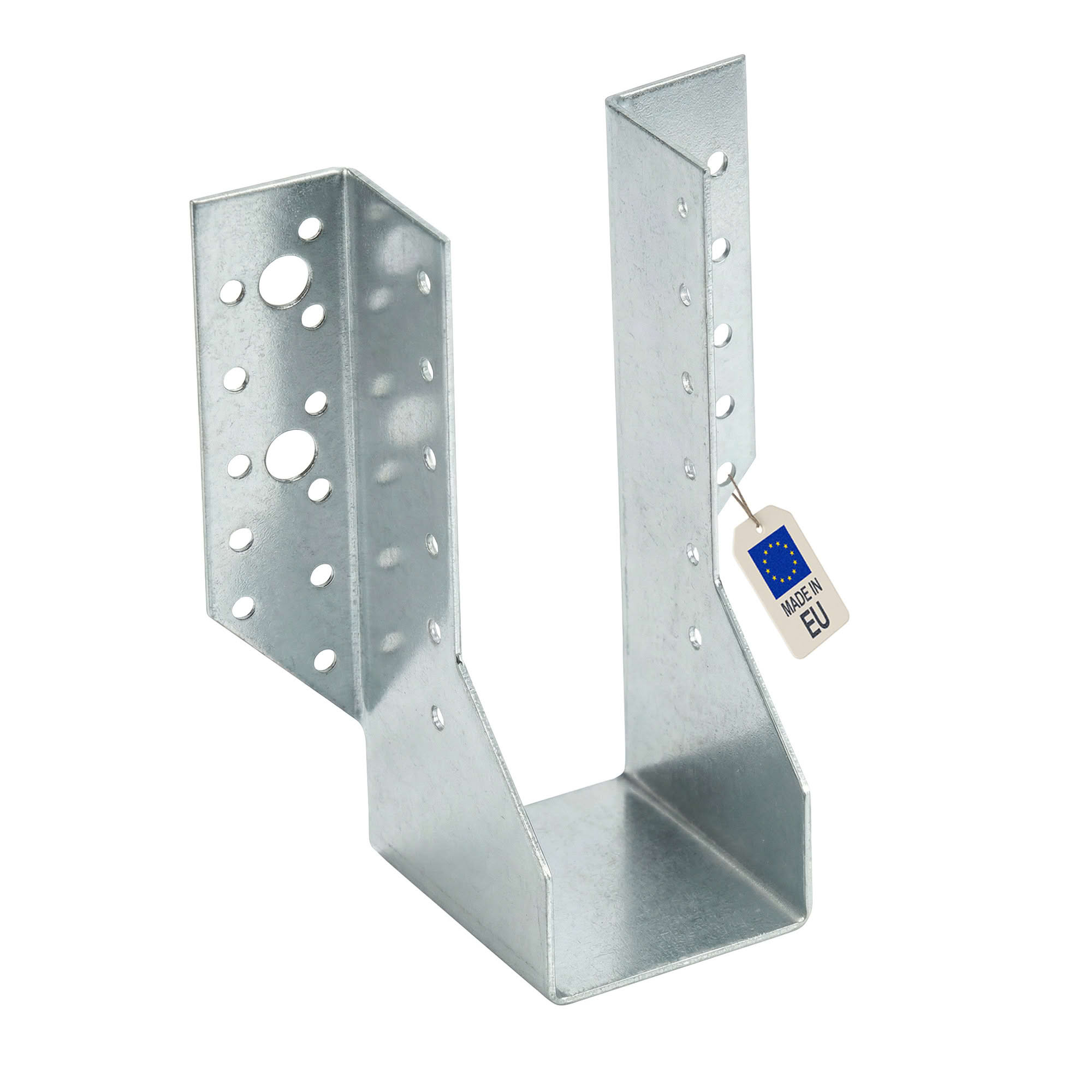 10 Sabots de charpente à ailes extérieures Connecteurs de poutres - Acier galvanisé - Larg 60 x Ht 162 mm - Fabriqué en Europe - 5