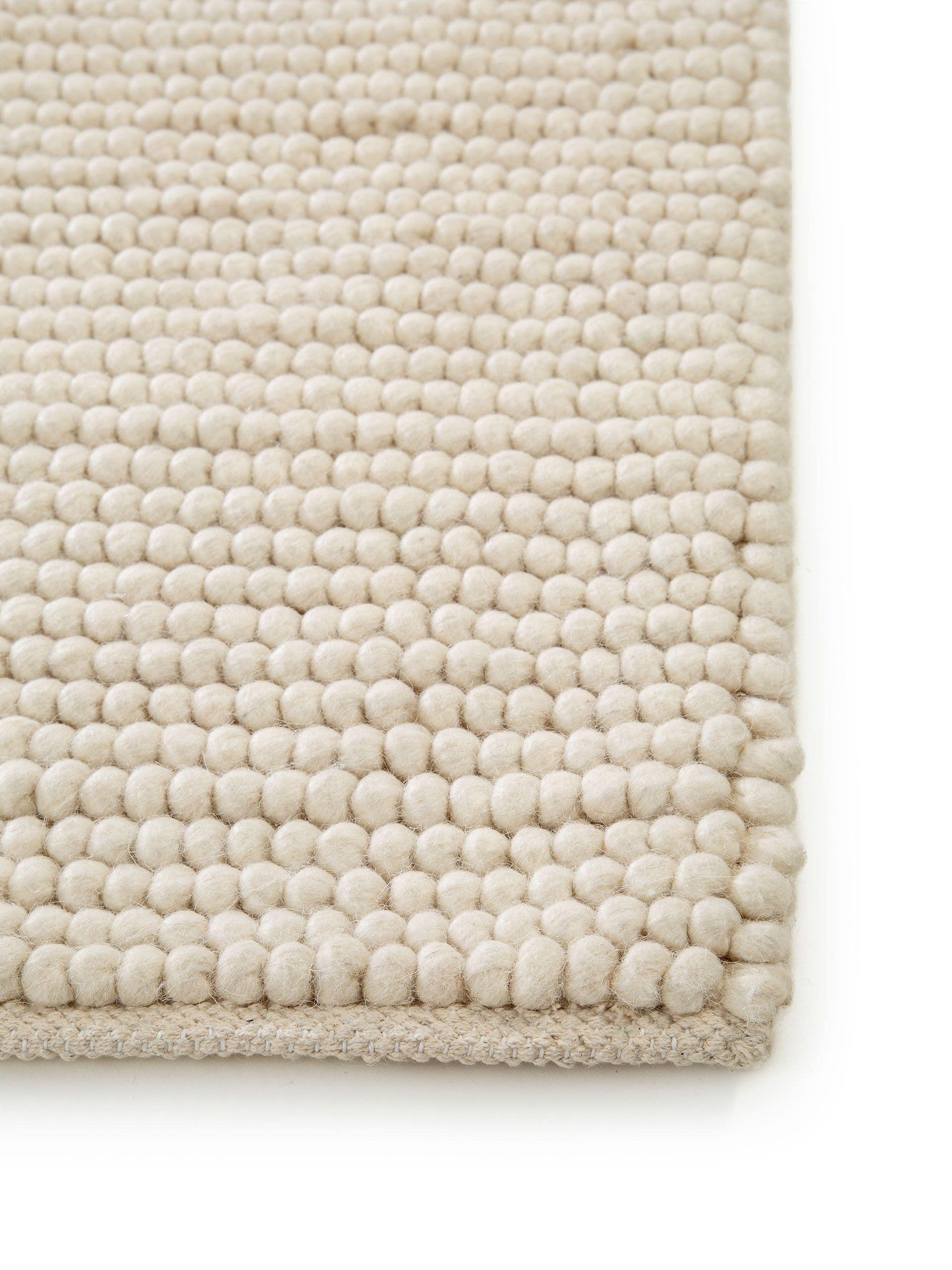 BENUTA - Tapis de laine Beads crème 200x300 cm - 5