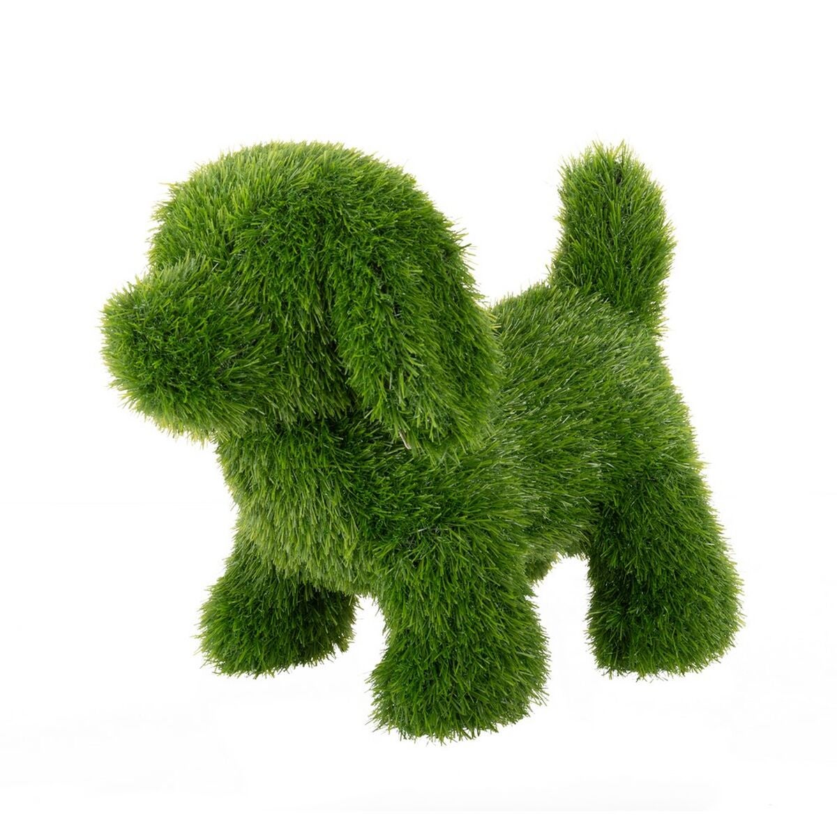 Figura decorativa figura decorativa polipropileno césped artificial perro 23 x 35 x 33 cm