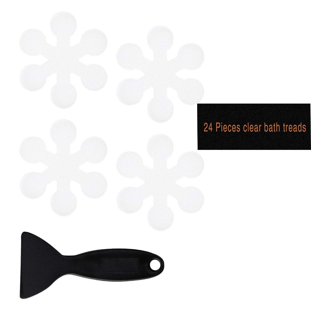 Naklejki antypoślizgowe na wannę premium ze skrobakiem