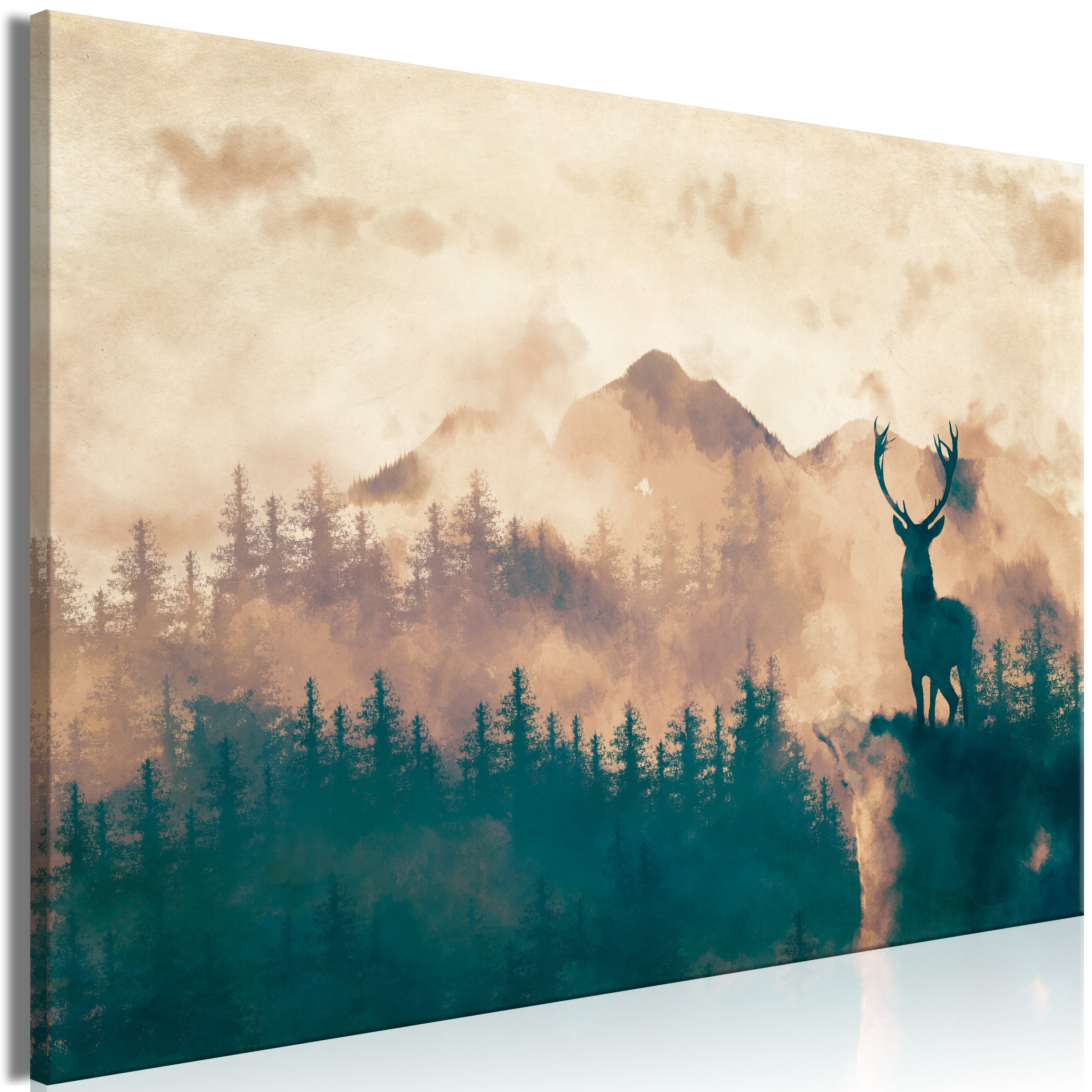 Tableau - Proud Deer (1 Part) Wide [30x20] | Leroy Merlin