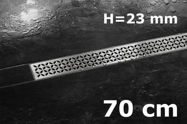 Grille Kerdi-Line-Style Foral KERDI-LINE-IF-E SCHLUTER - 70 cm