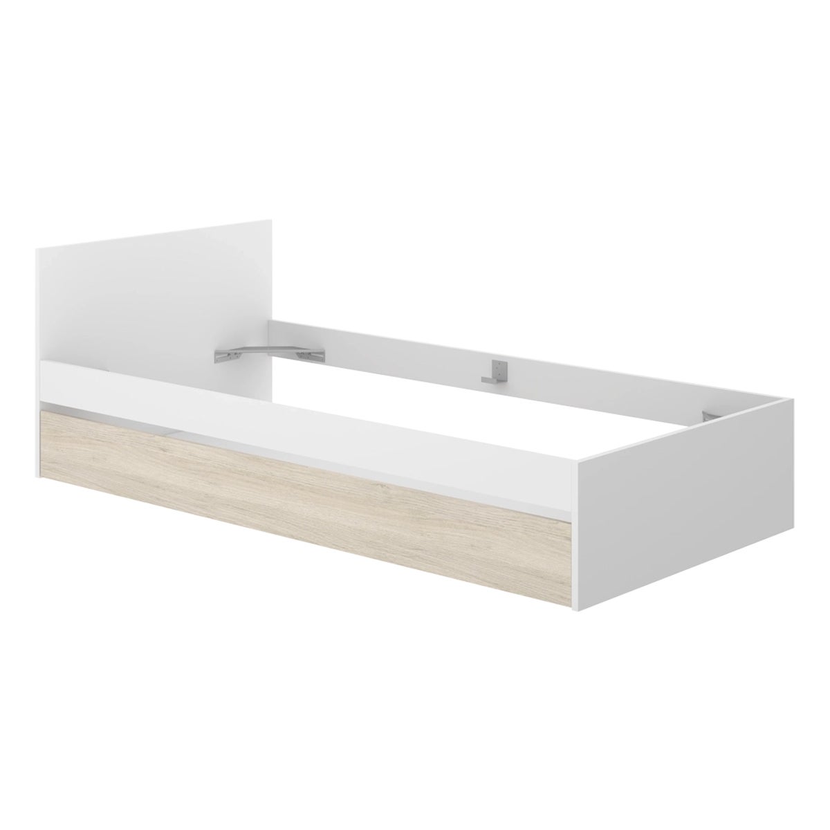 Pack ahorro juvenil Cama nido con Cabecero Top, 1 Somier y 2 Colchónes viscoelásticos Nova 90 x 190 cm | Subida a domicilio - 5