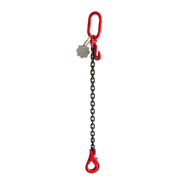 Connecteur De Chaîne En Acier 2 Tonnes – Pour élingue De Levage, Remorquage, Antichute, Dimensions 7,5x5x0,85 Cm, Finition Rouge - 12