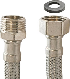 Flexible Arrivée D'eau Tressé Inox LASCO Pro-Flex 48cm - Neuf