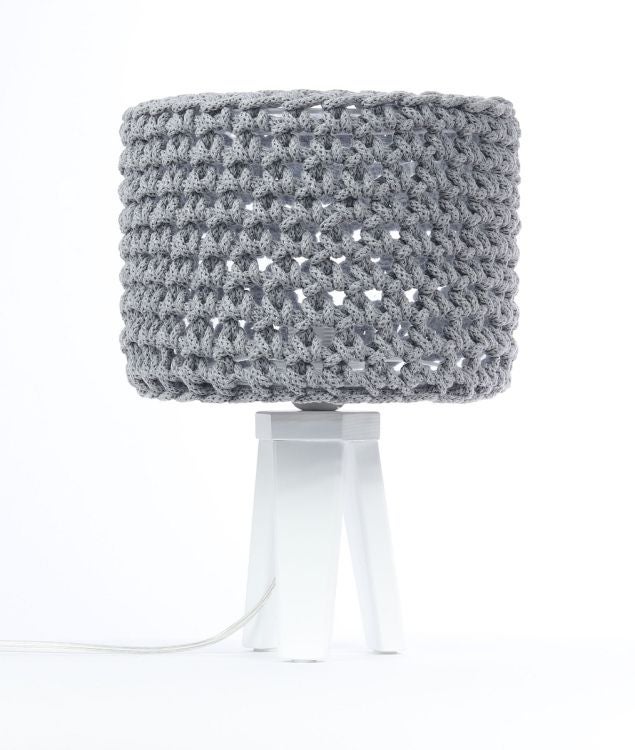 Lampa stołowa COTTON WOOD szara